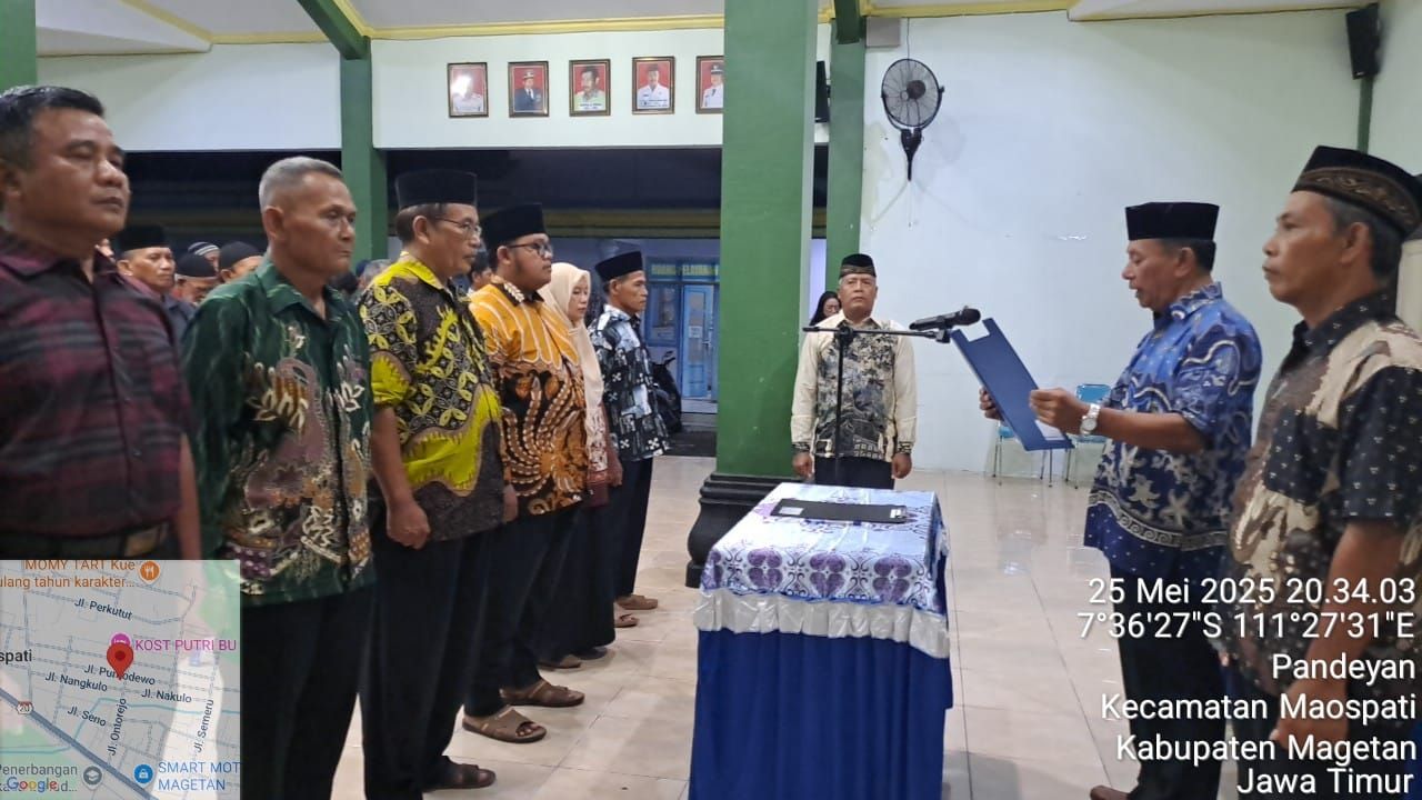 PENGUKUHAN LEMBAGA KEMASYARAKATAN DESA
